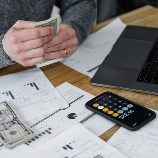 businessman man woman desk